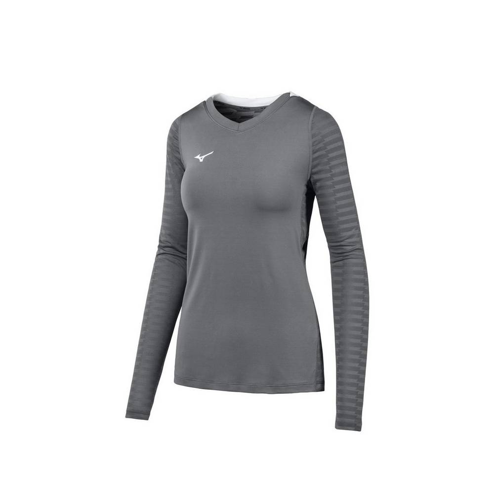 Damske Dresy Mizuno United Long Sleeve Siva Vypredaj TPYV56208
